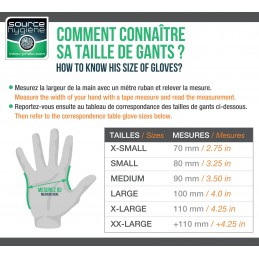 Gant Latex non poudré Blanc - 6,4gr 240mm - Bte 100 gants